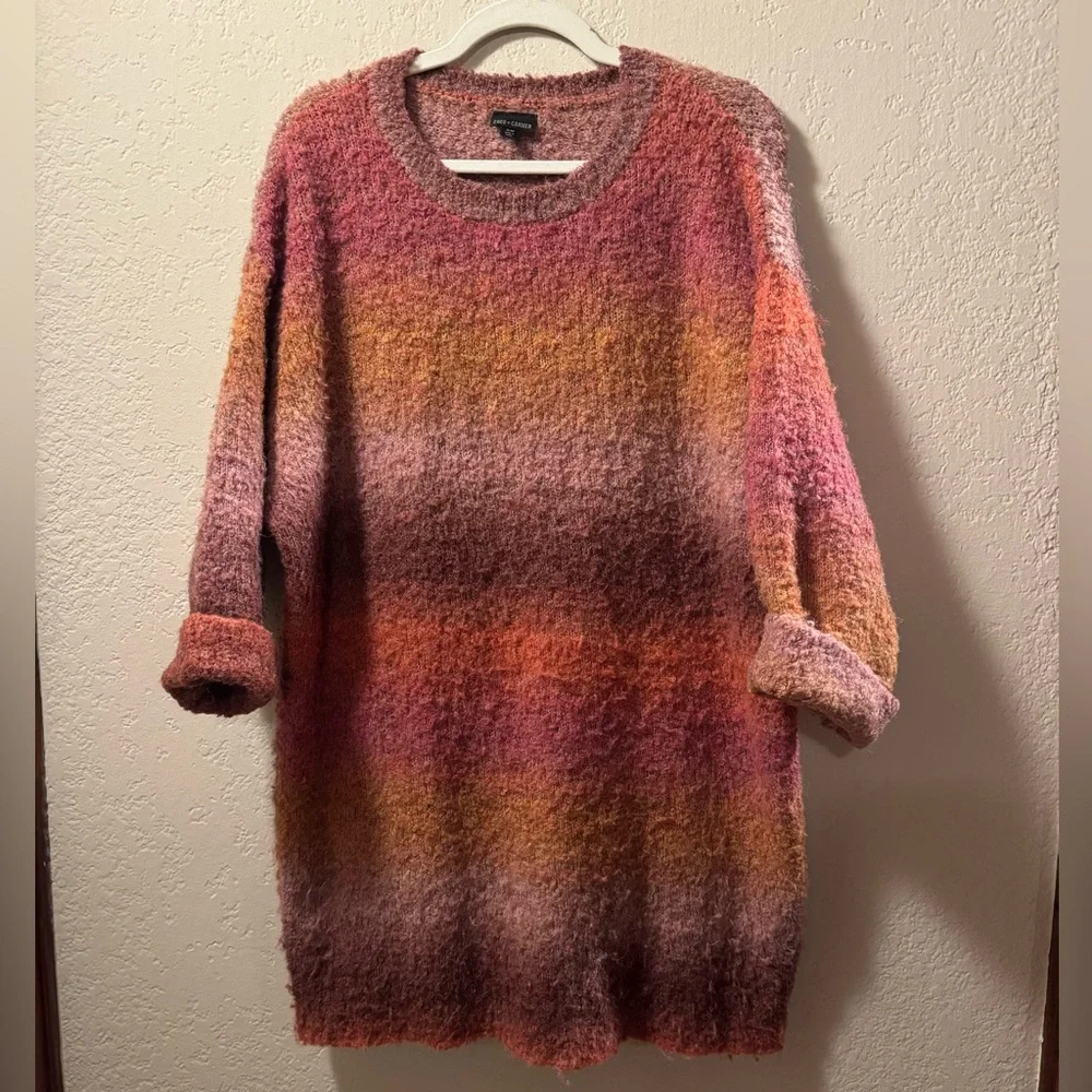Coco + Carmen Cozy Ombré Bouclé Sweater – S/M